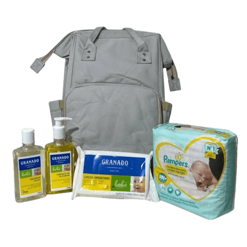 Detalhe de kit de maternidade personalizado
